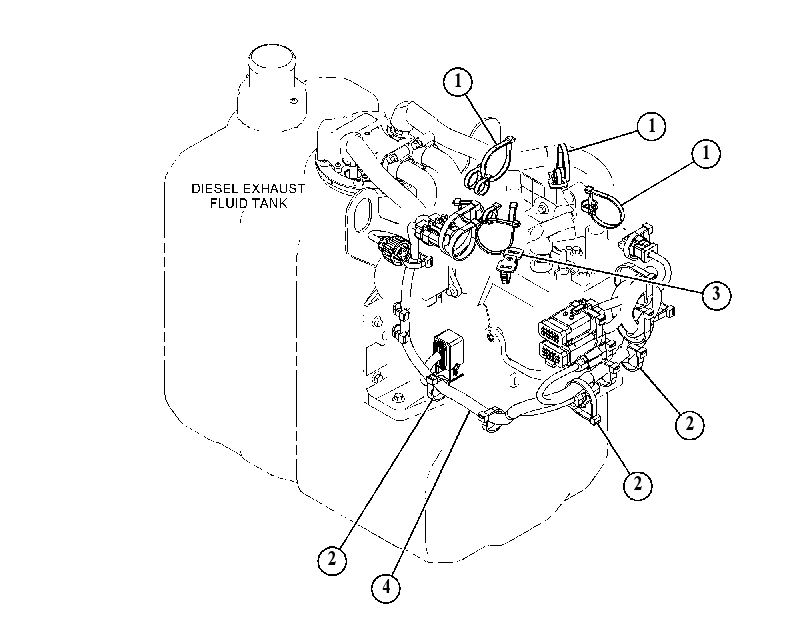 Проводка модуля AdBlue 5162643 CAT