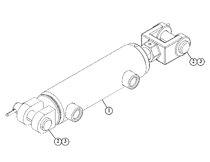 CYLINDER & MTG GP-HYDRAULIC 5044535 CAT