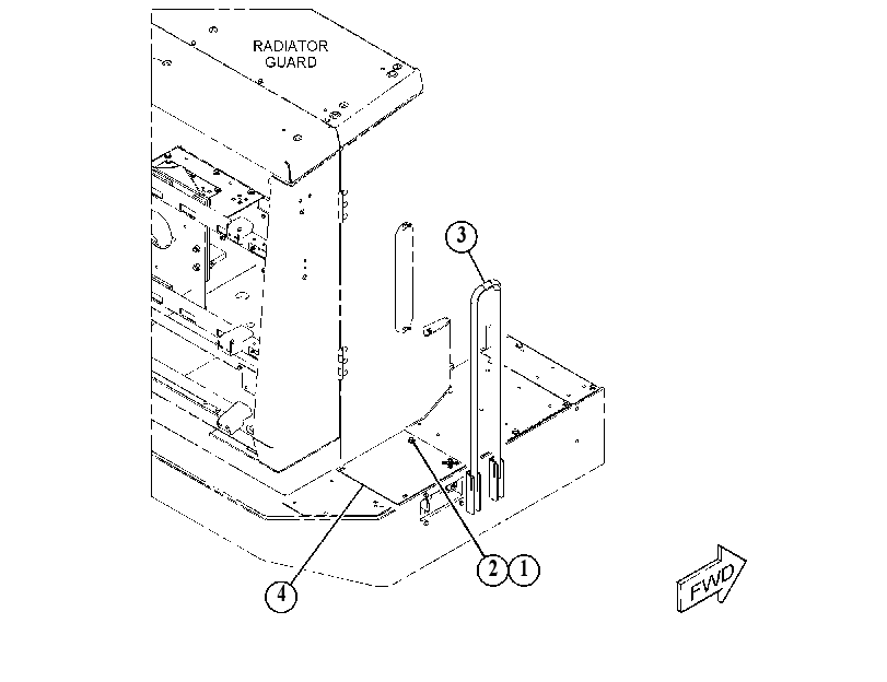 GUARDRAIL GP 5418671 CAT