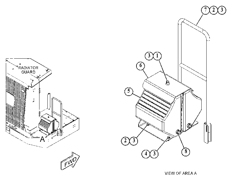 GUARDRAIL GP 5418670 CAT