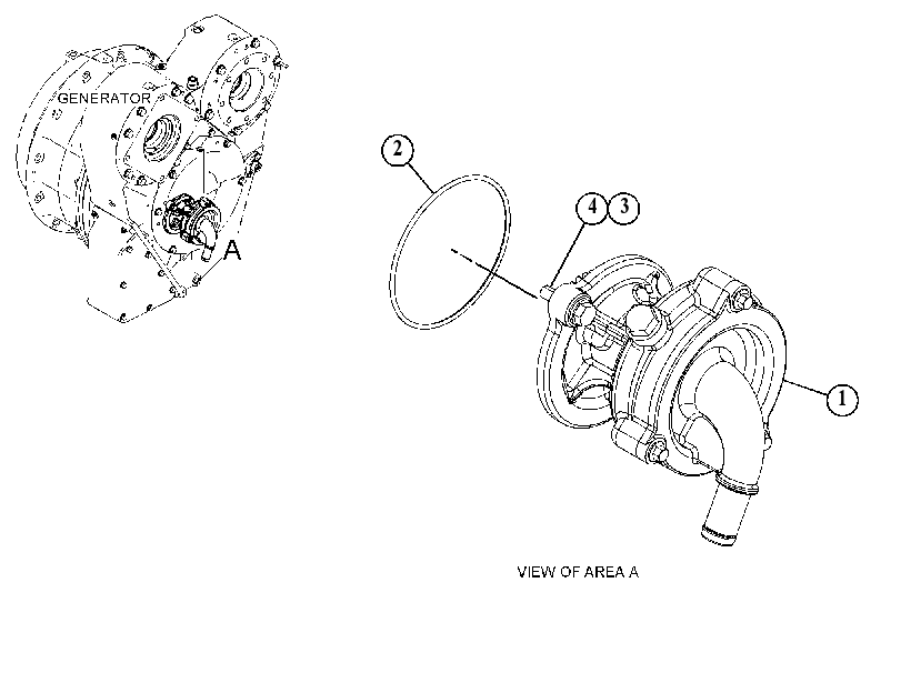 PUMP & MTG GP-WATER 4812763 CAT