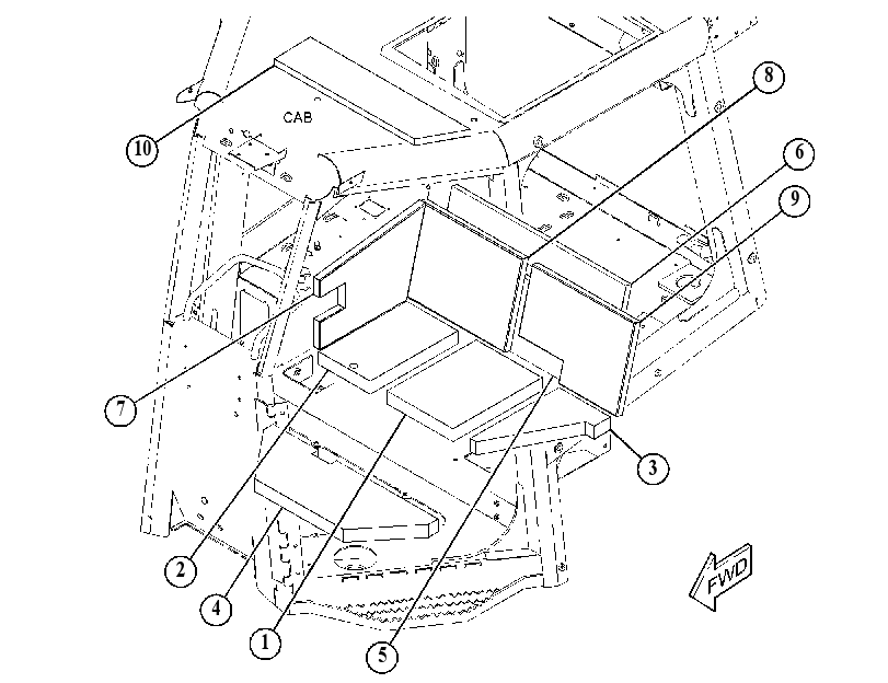 INSULATION GP-SOUND SUPPR 5045543 CAT