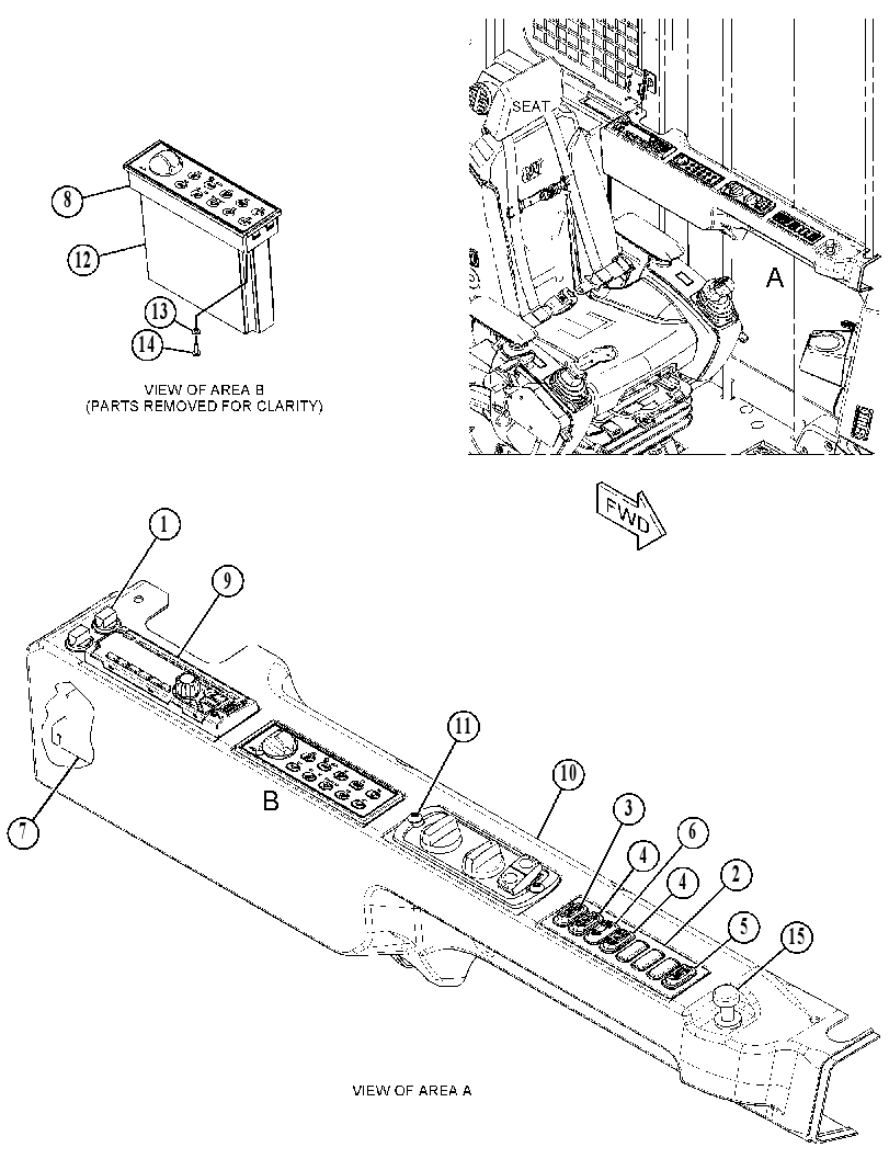 CONSOLE AS 5444114 CAT