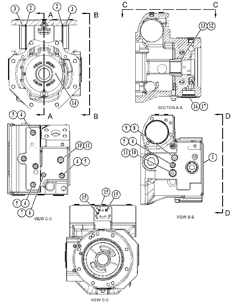 HOUSING GP-PUMP 5243905 CAT