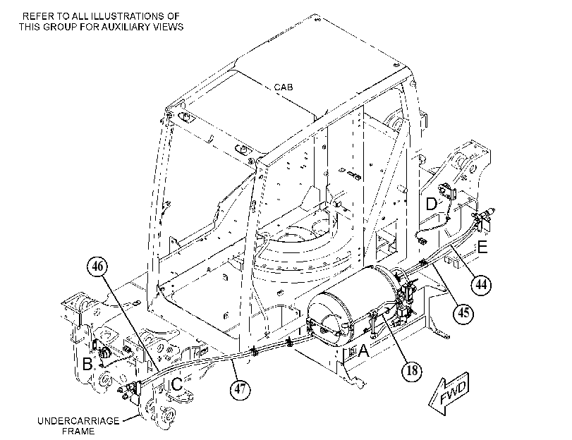TANK & LINES GP-AIR 5434973 CAT