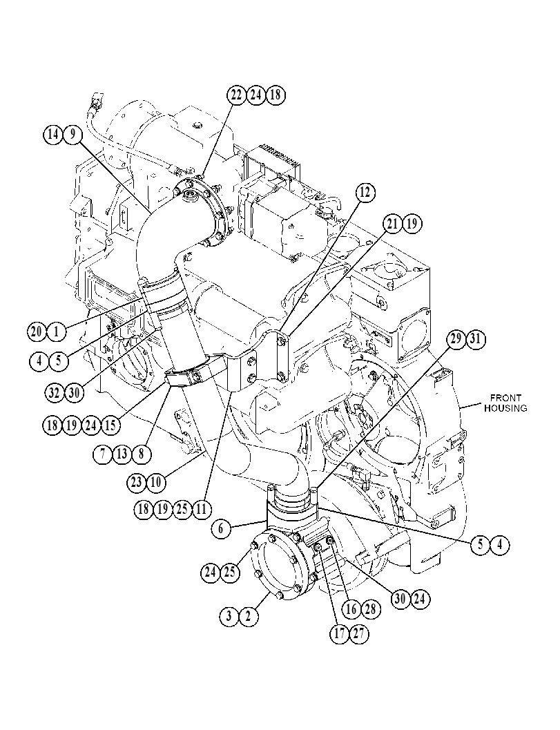 Трубопроводы водяные 5199065 CAT