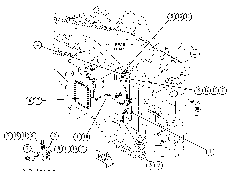 WIRING GP-HYDRAULIC TANK 4830472 CAT