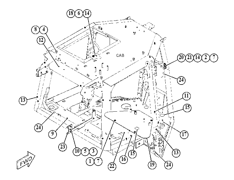 INSTALLATION GP-CAB 4587671 CAT