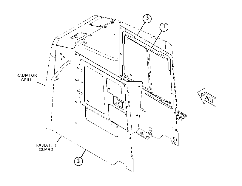 Панель боковая 4839185 CAT