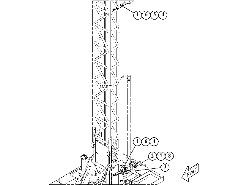 CYLINDER & MTG GP-HYDRAULIC 5044542 CAT