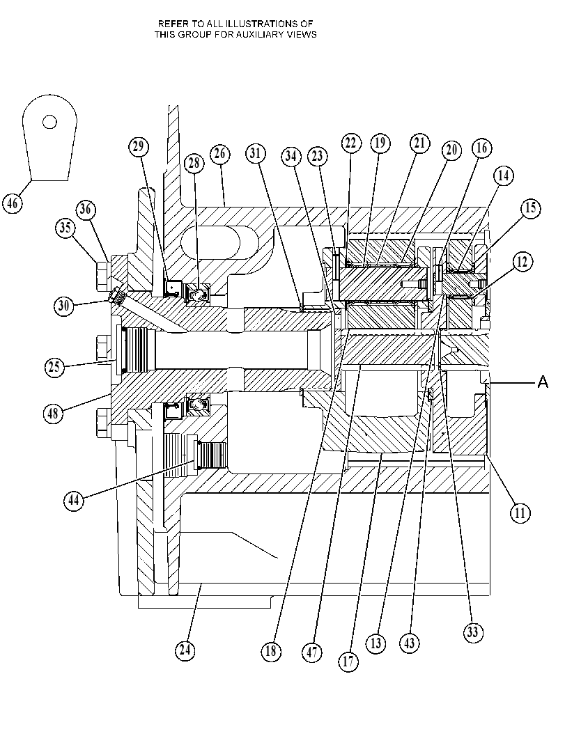 BRAKE & PLANETARY GP-WINCH 4717600 CAT