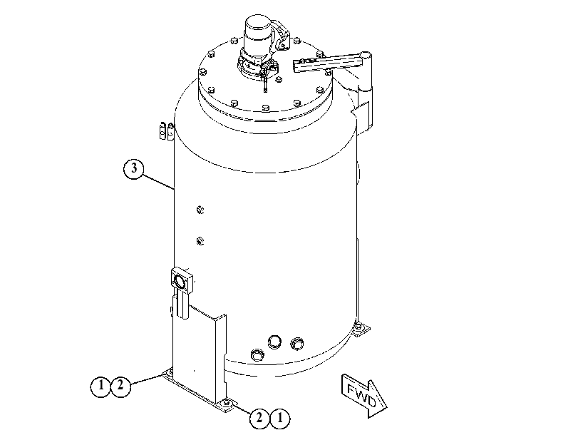 TANK & MTG GP-AIR 5245214 CAT