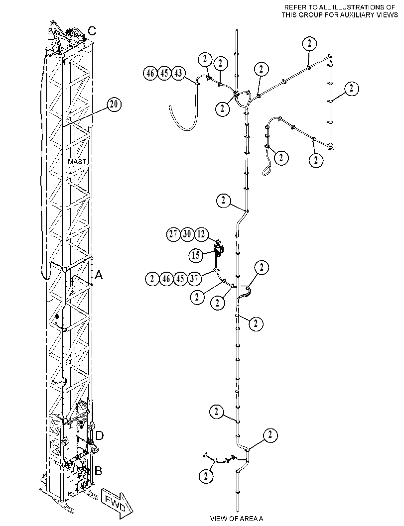 WIRING GP-MAST 5079078 CAT