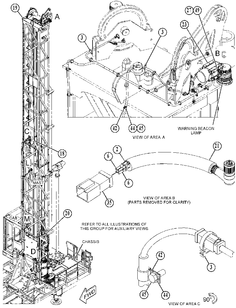 WIRING GP-MAST 5301148 CAT