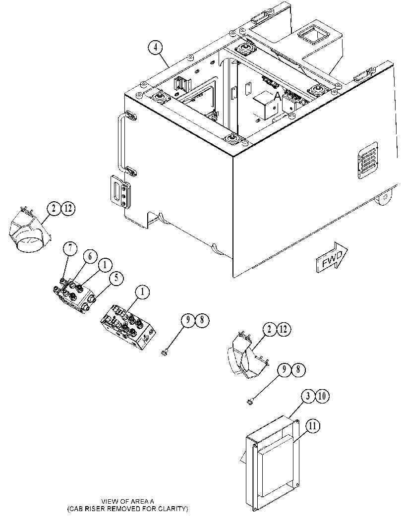 RISER GP-CAB 5439610 CAT