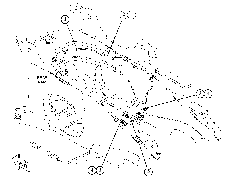 WIRING GP-POWER TRAIN 4809741 CAT