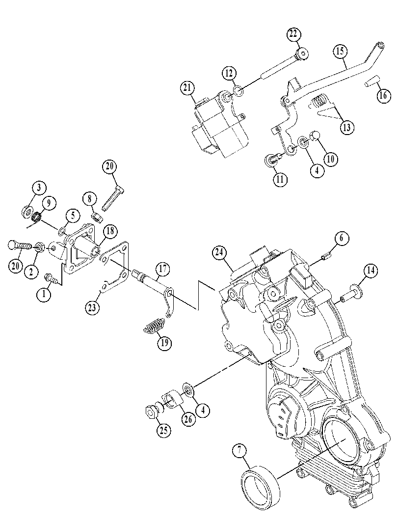 Картер передний 5216390 CAT