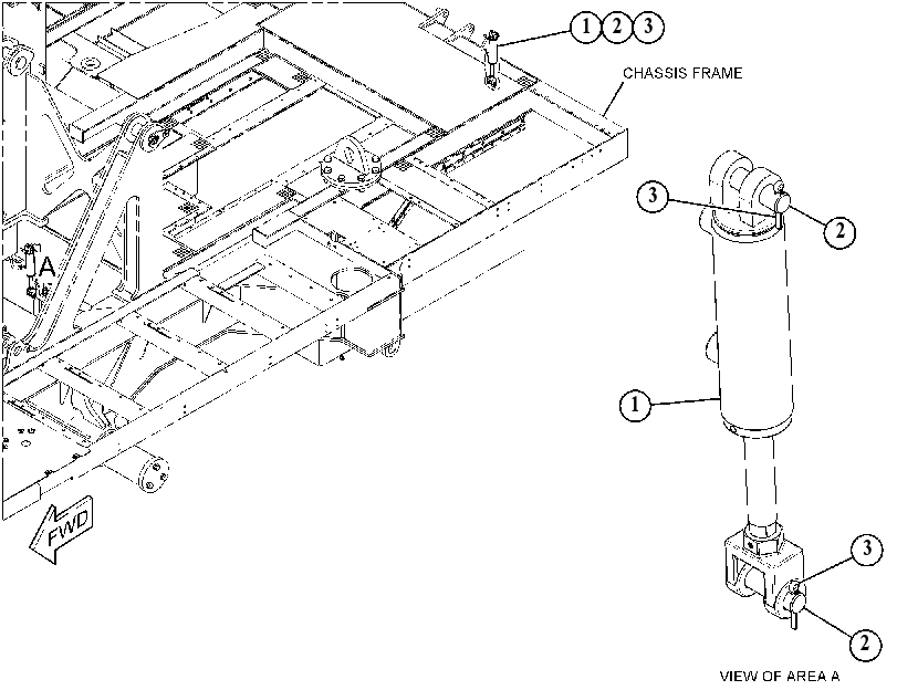 CYLINDER & MTG GP-HYDRAULIC 5158877 CAT
