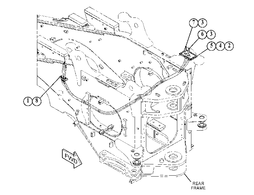 CABLE GP-ELECTRICAL 5429460 CAT