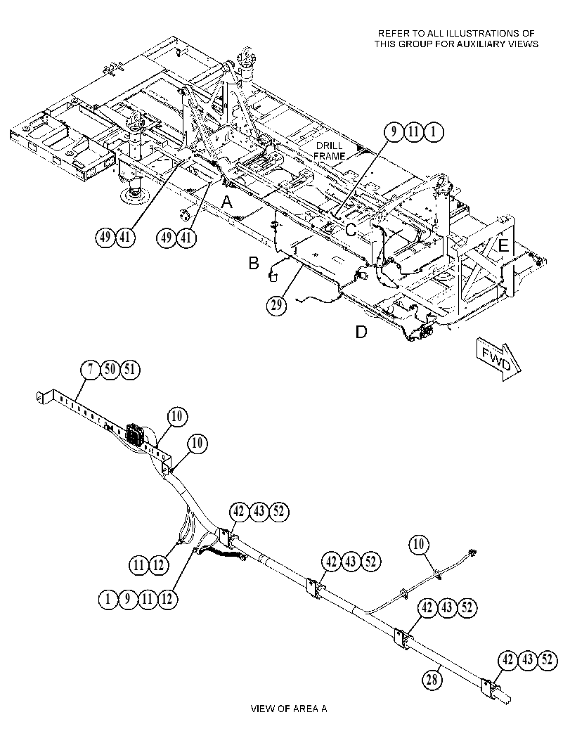 Проводка шасси 5079069 CAT