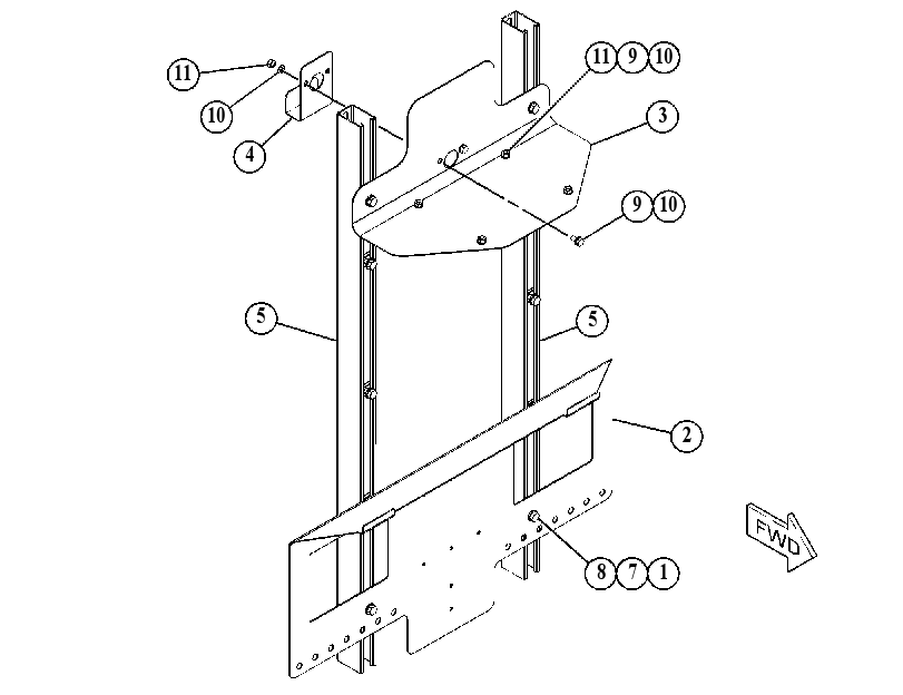 MOUNTING GP 4612744 CAT