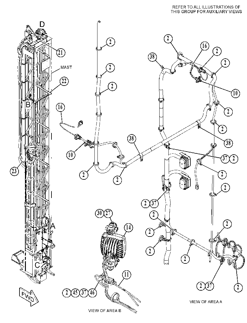 WIRING GP-MAST 5079079 CAT
