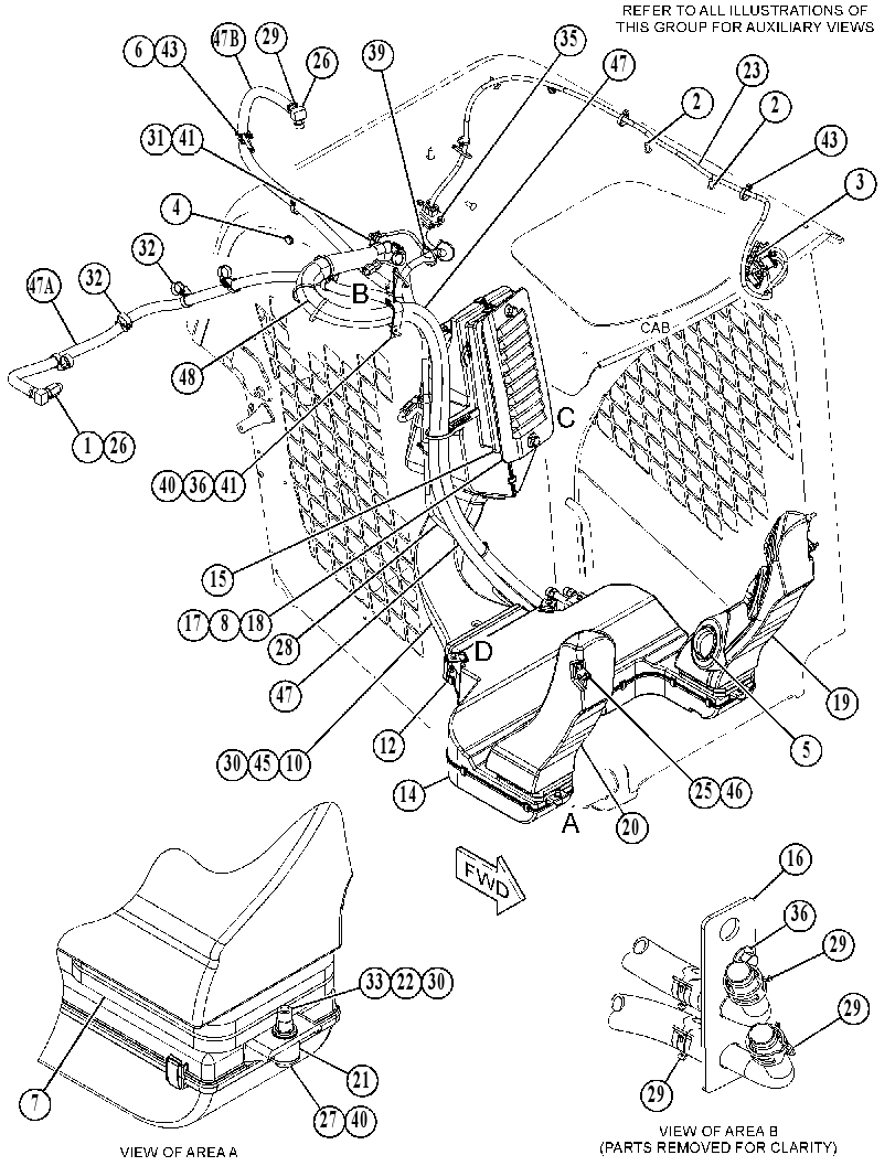 KIT-CAB HEATER & MOUNTING 5095546 CAT