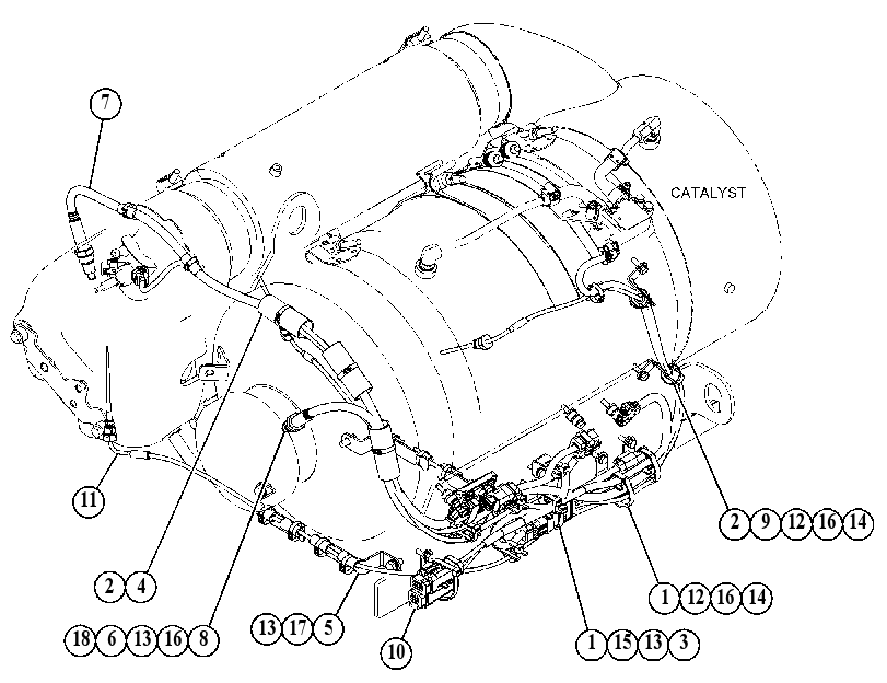 Проводка CEM 5253188 CAT