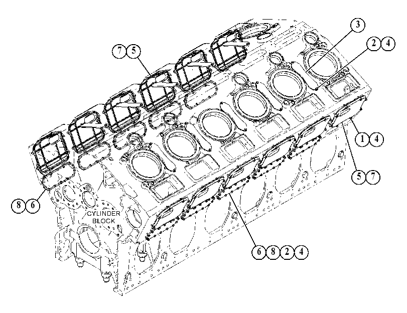 Крышка блока цилиндров 1490566 CAT
