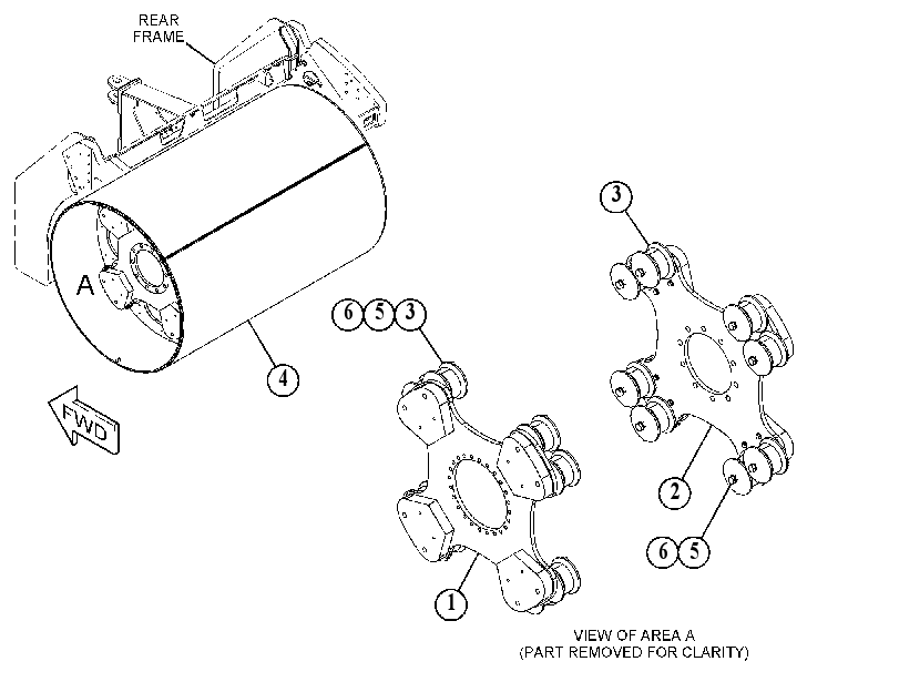 DRUM GP-COMPACTOR 5247908 CAT