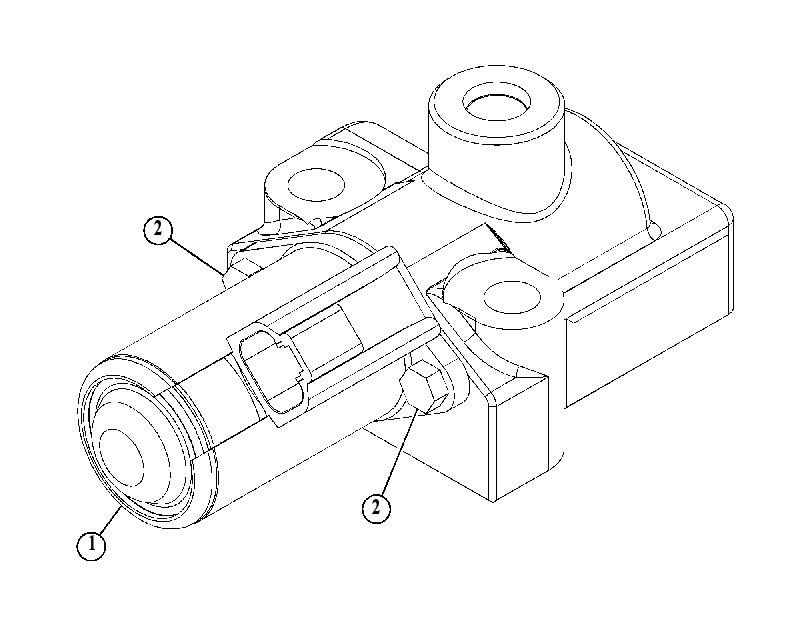 VALVE & MTG GP-DIFF LOCK 5255786 CAT