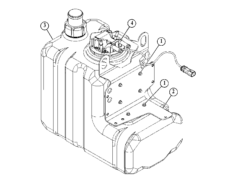 Бак AdBlue 5043142 CAT