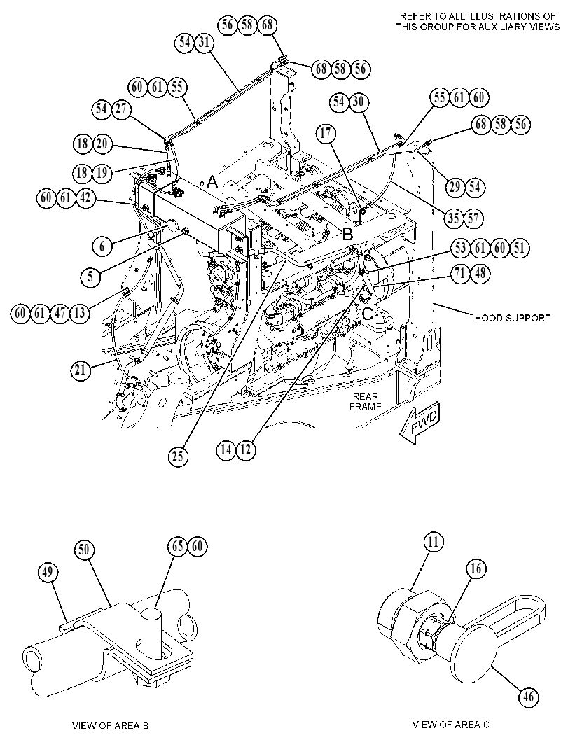TANK & LINES GP-COOLANT 3896424 CAT