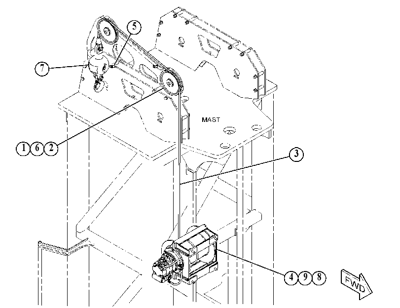WINCH GP-HOOK 5183176 CAT