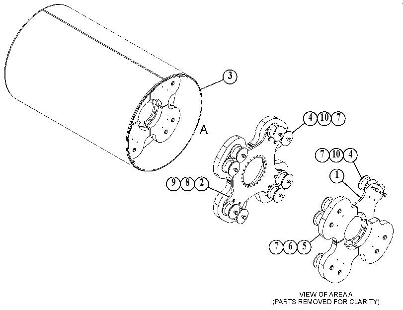 DRUM GP-COMPACTOR 5412700 CAT