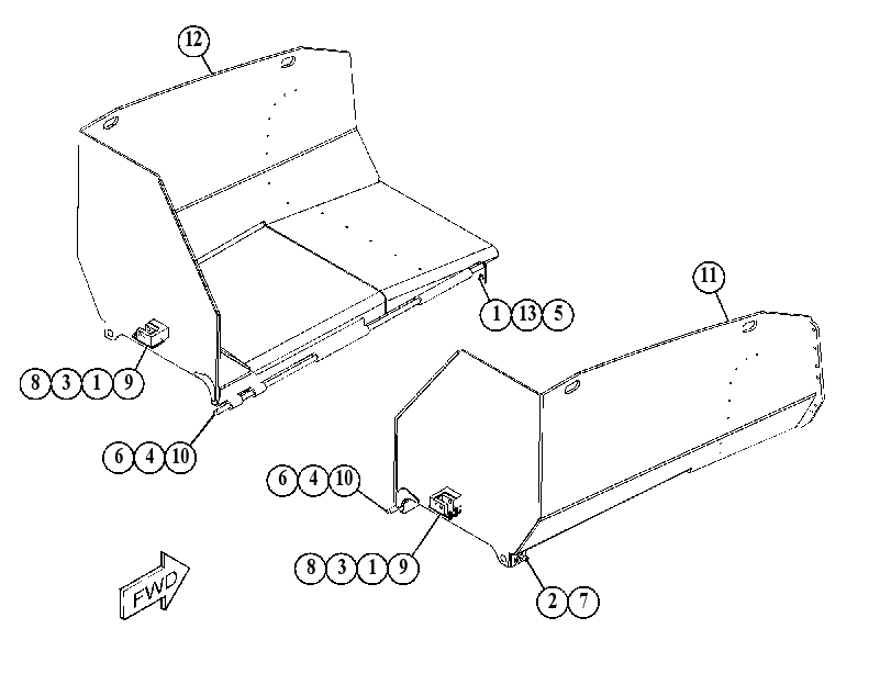 HOPPER GP 5071843 CAT