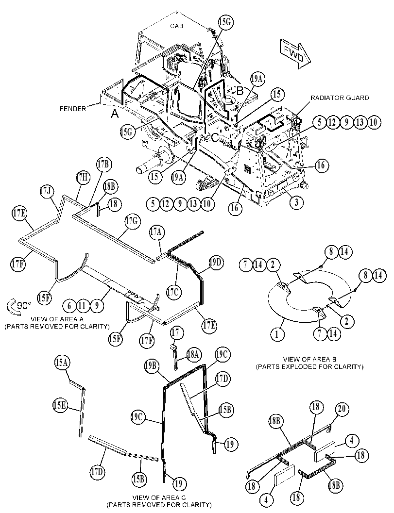 SEAL GP-WASTE HANDLING 5161562 CAT