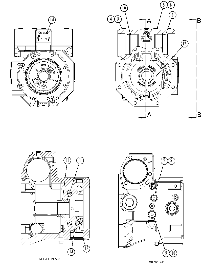 HOUSING GP-PUMP 5398327 CAT