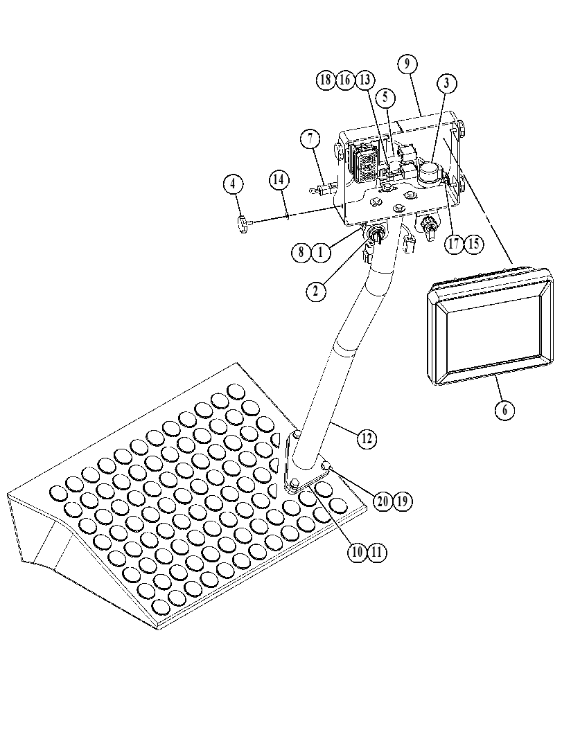 MOUNTING GP-DISPLAY 4947774 CAT