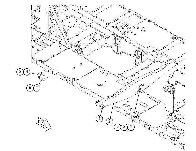 MOUNTING GP-CHASSIS 4928295 CAT