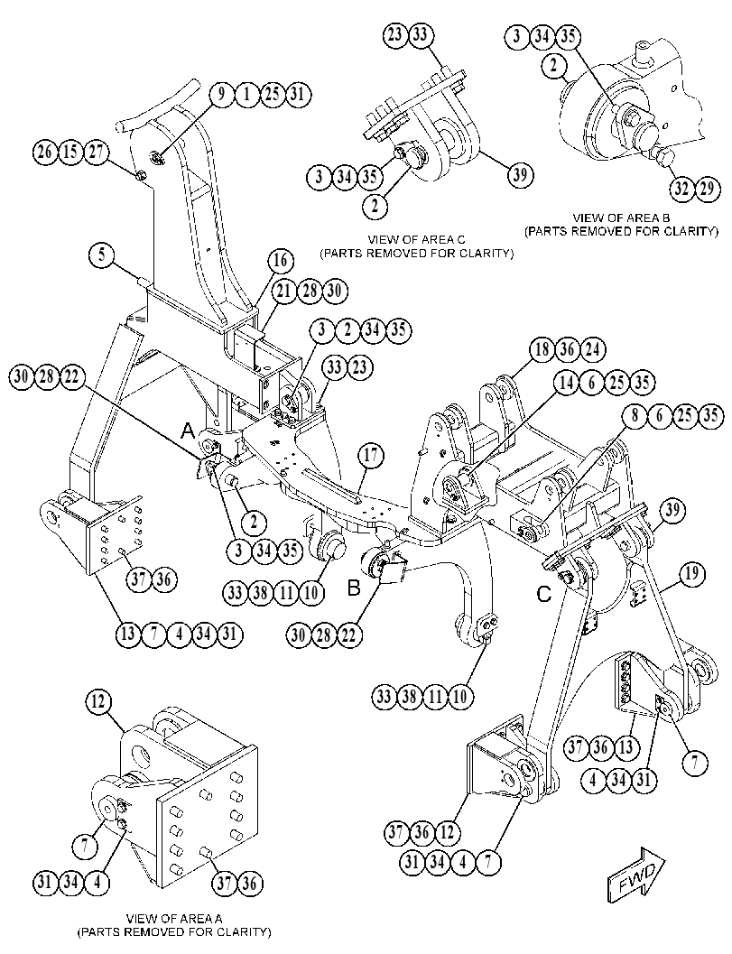 FRAME & MTG GP-PIPELAYER 4502695 CAT