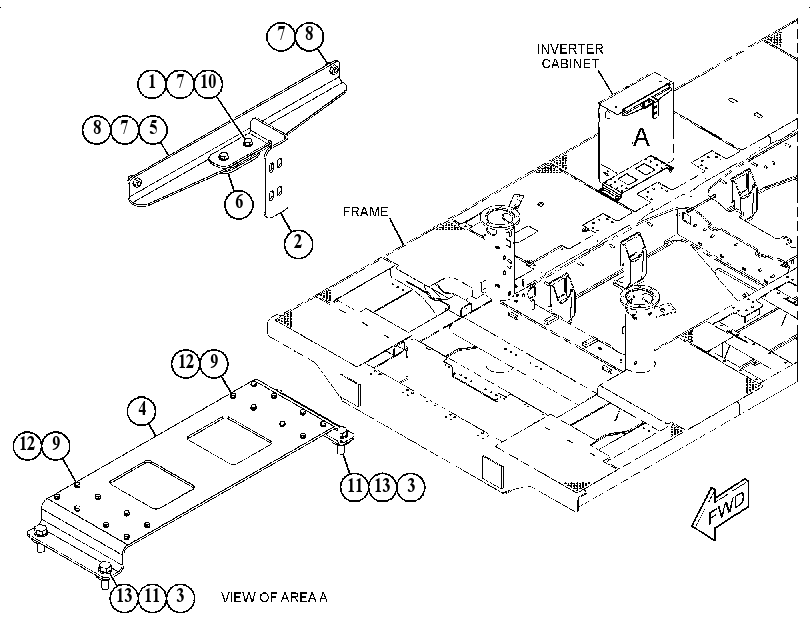 MOUNTING GP-ENCLOSURE 5268504 CAT