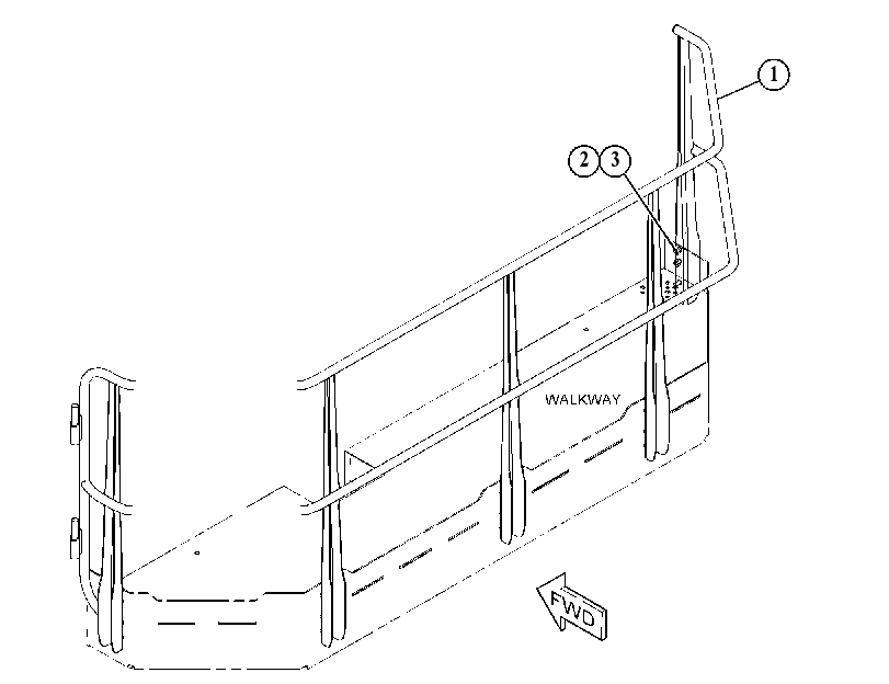 GUARDRAIL GP 4874714 CAT