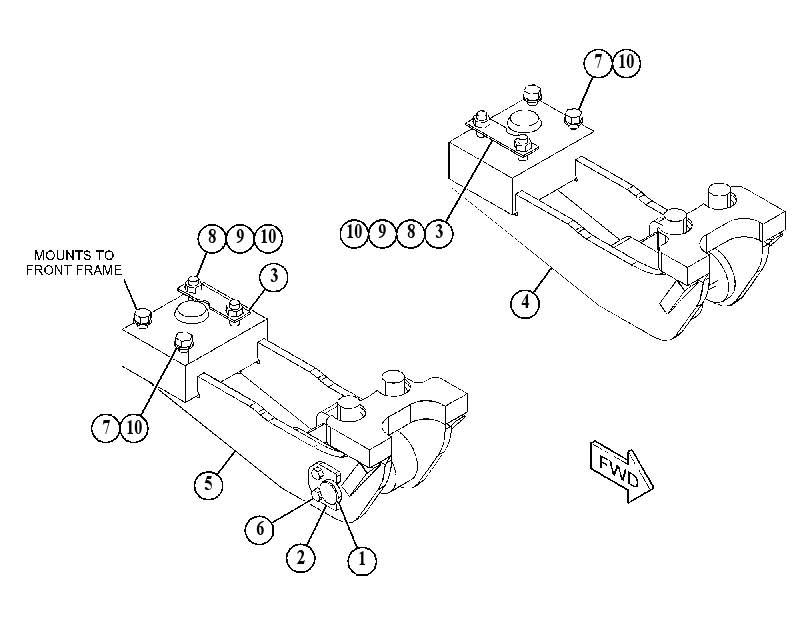 MOUNTING GP-STABILIZER 4745746 CAT
