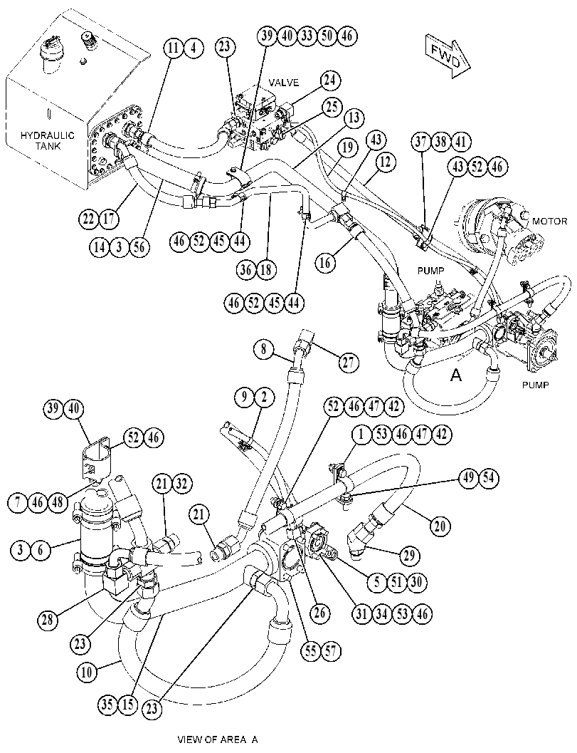 Трубопроводы насоса 4189918 CAT