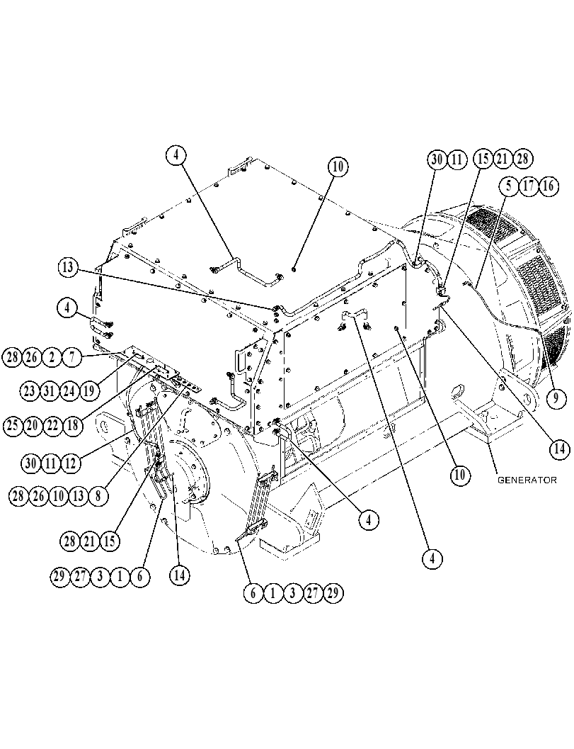 Отопитель салона 5147316 CAT