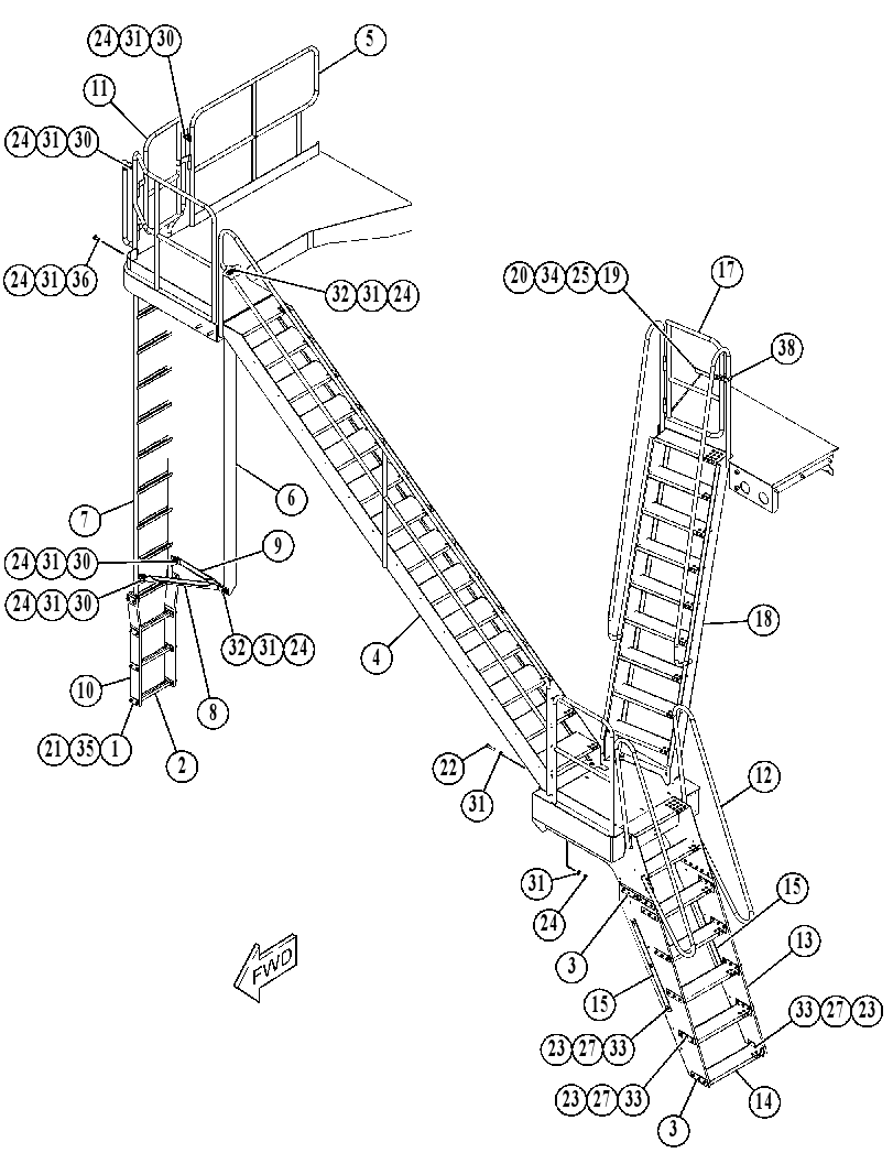 STAIRWAY GP 4422618 CAT