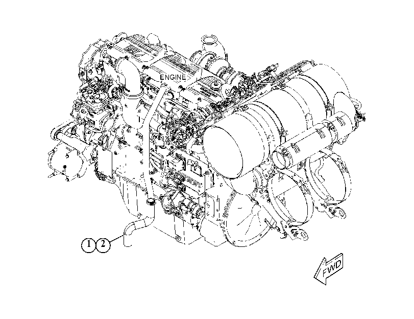EXTENSION GP-FUMES DISPOSAL 5425361 CAT