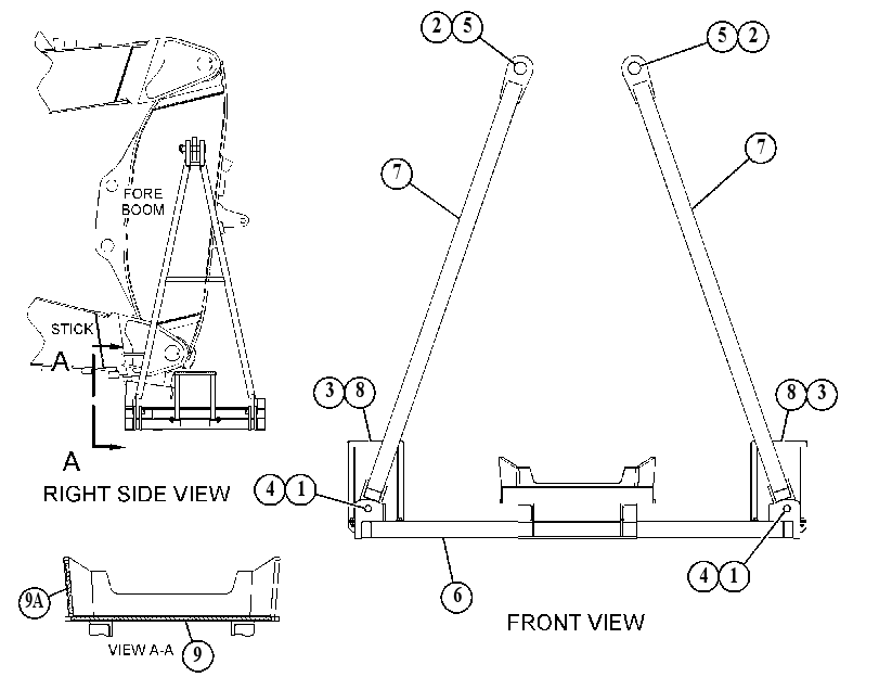 SUPPORT GP-STICK 5225577 CAT