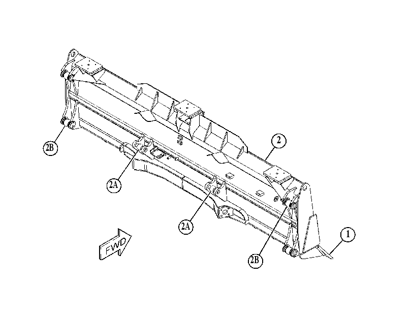 BLADE & EDGE GP-STRAIGHT 5194834 CAT